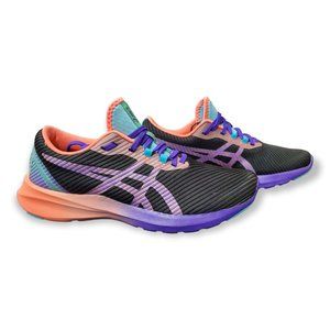 Size 9.5 Versablast Running Shoes Asics Black Sneakers Coral Purple Women’s